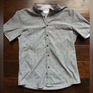 Men's Rue Saint Patrick Maple Leaf Button Up Short Sleeve